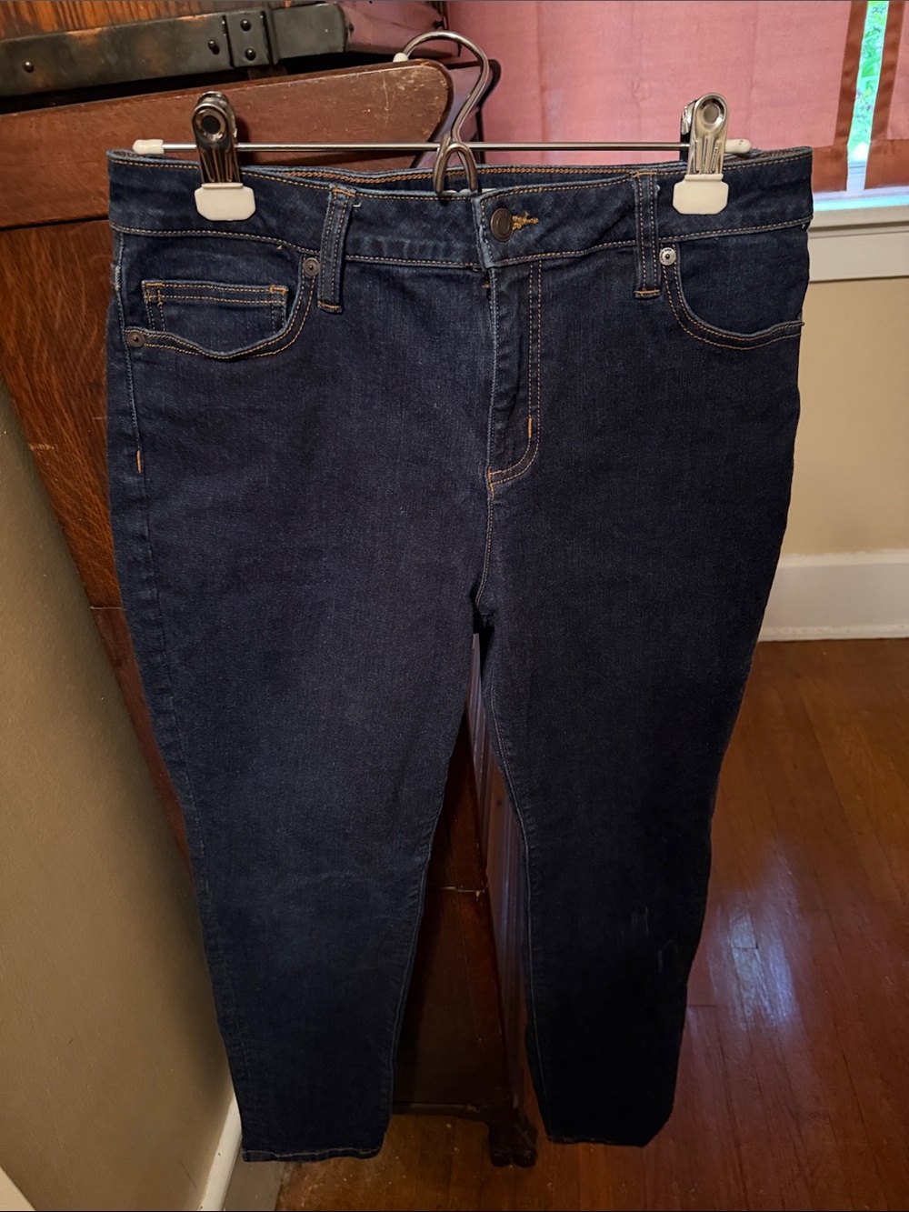Lands' End Dark Indigo Skinny Jeans